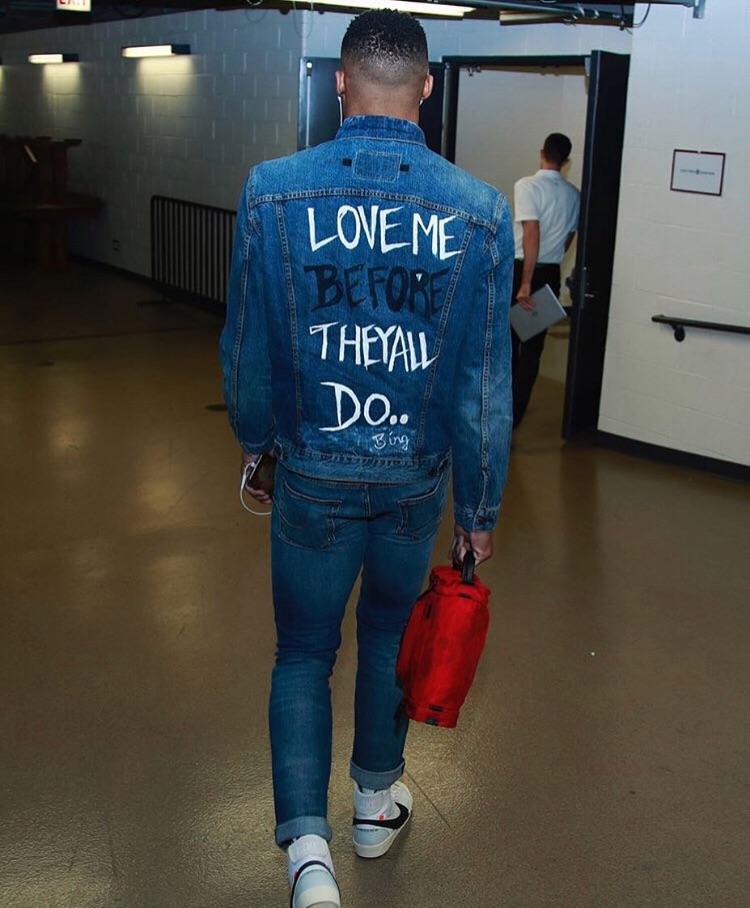 Custom Hand-Painted "Love Me Before They All Do" Jacket ( 2 slots open)